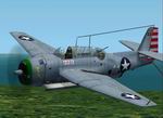 CFS2
            Stock TBF-1 Avenger Repaint in a light blue TBF-3E Avenger Summer
            of 1943